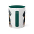 Rottweiler Pupies - Color Accent Mugs, 11oz